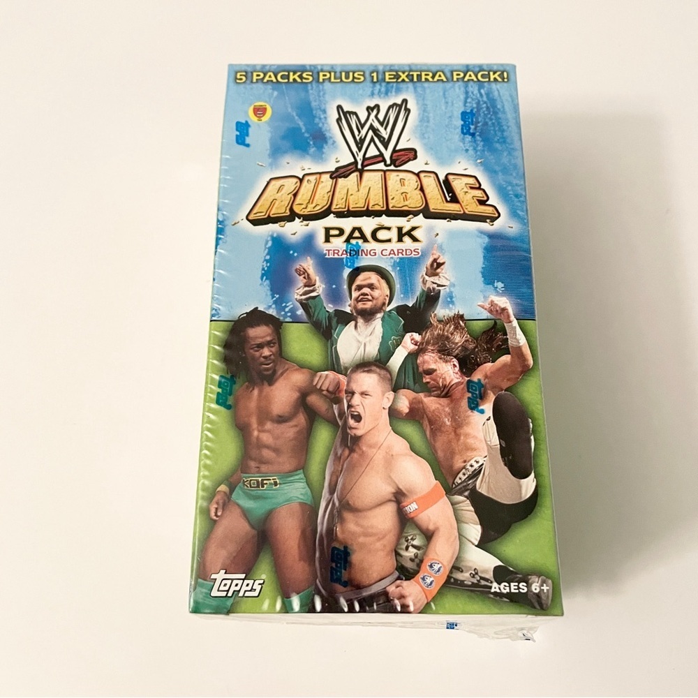 WWE 2010 Topps Rumble Pack Trading Cards Box - Factory Sealed - 6 Packs